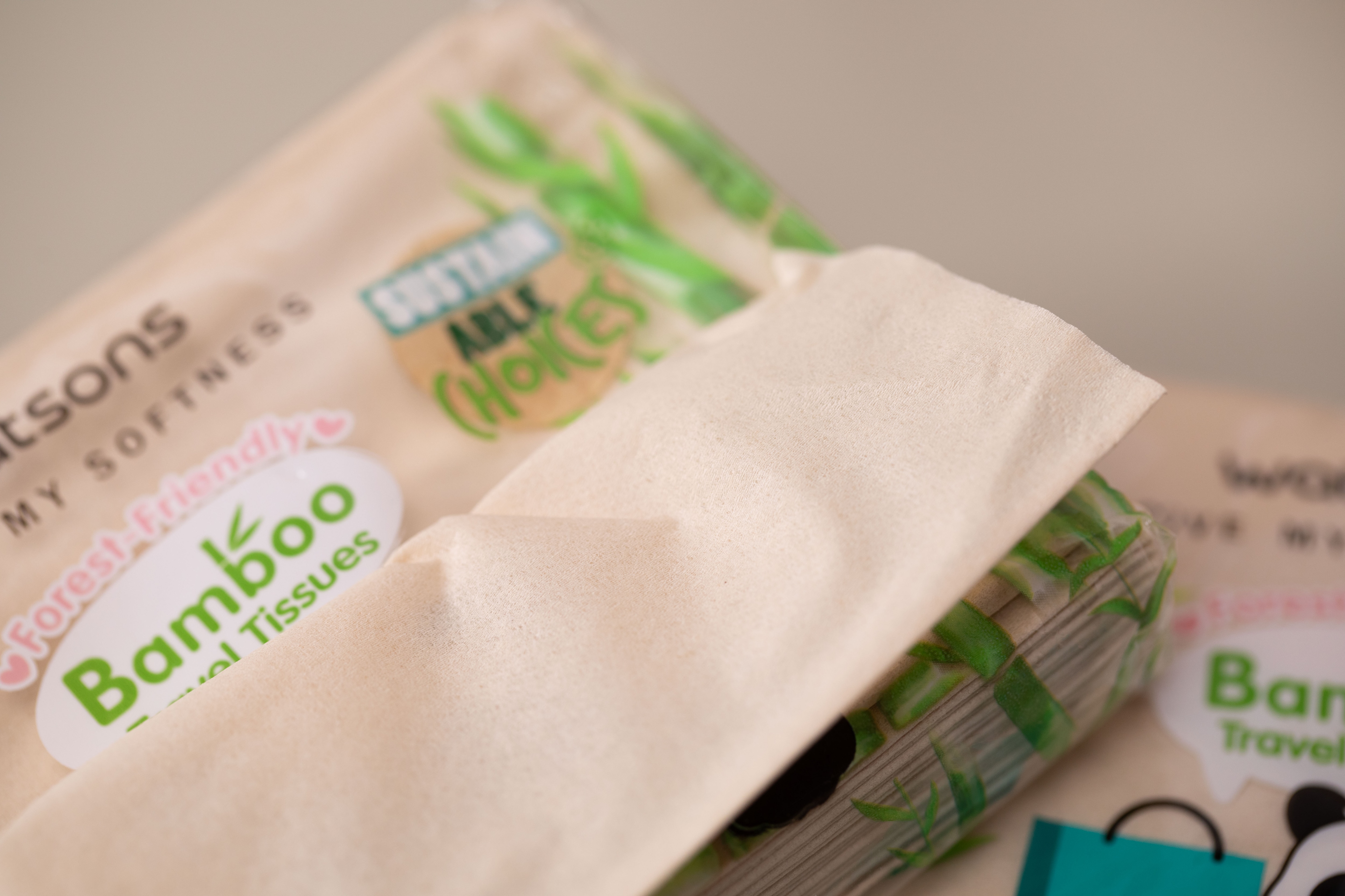 Watsons Forest Friendly Bamboo Travel Tissues