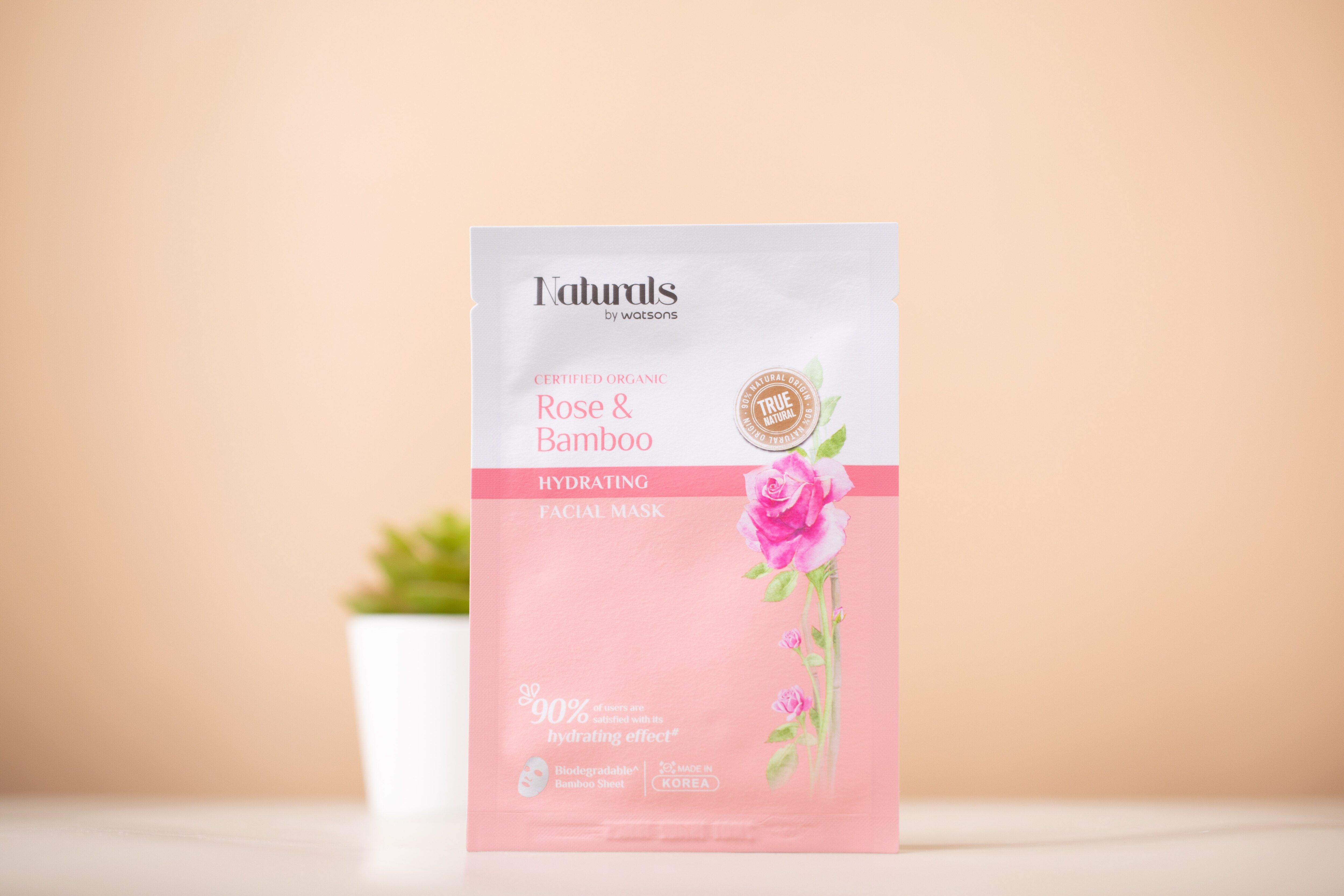 Naturals By Watsons Rose & Bamboo Hydrating Facial Mask