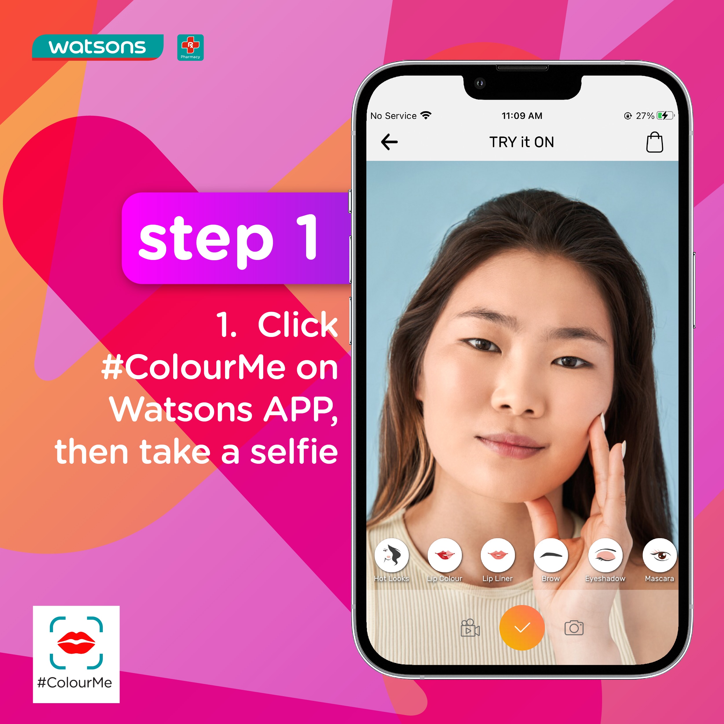 Watsons #ColourMe, AI makeup tool