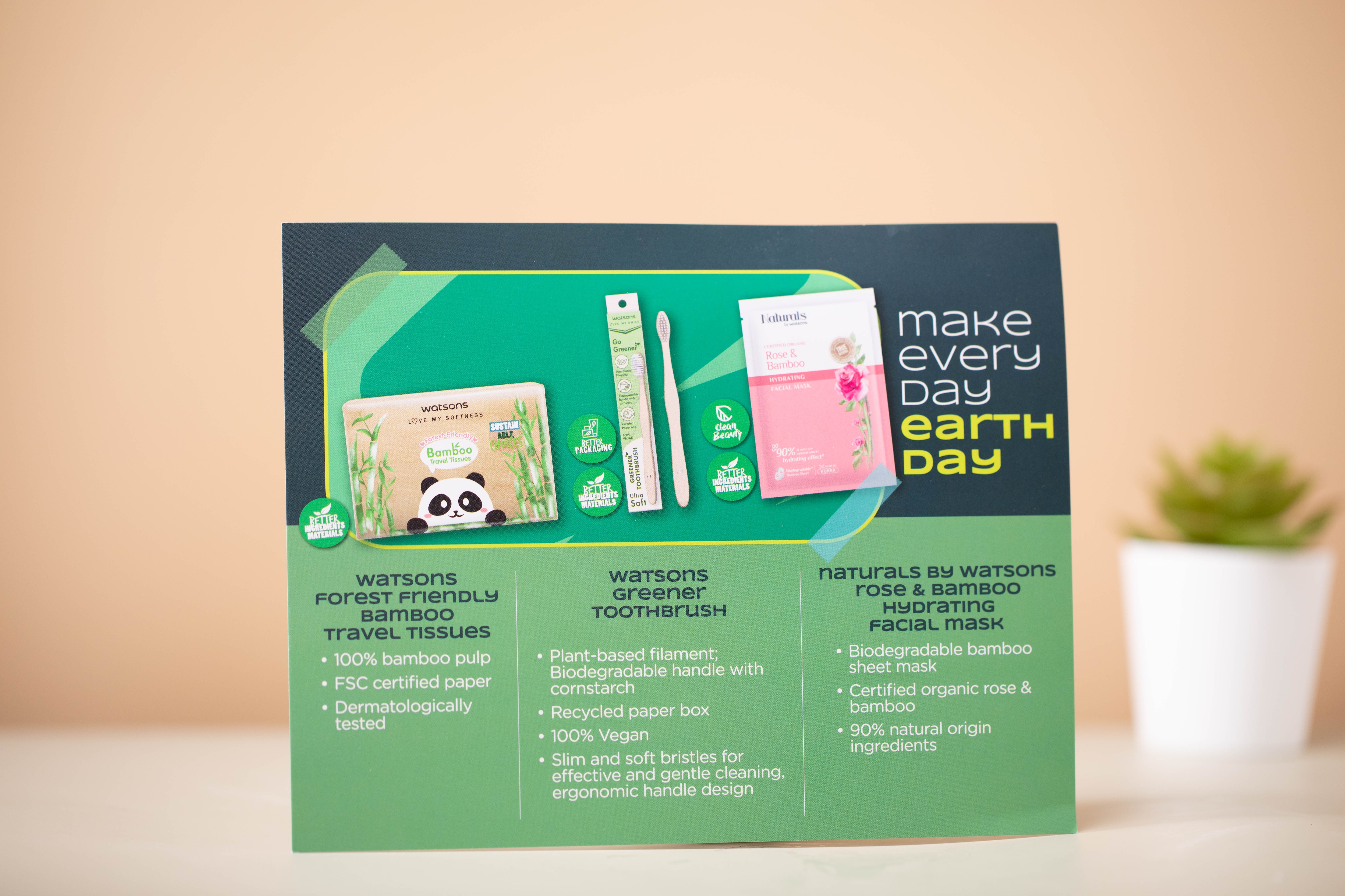 Watsons Sustainable Choices X Earth Day Beauty Box 