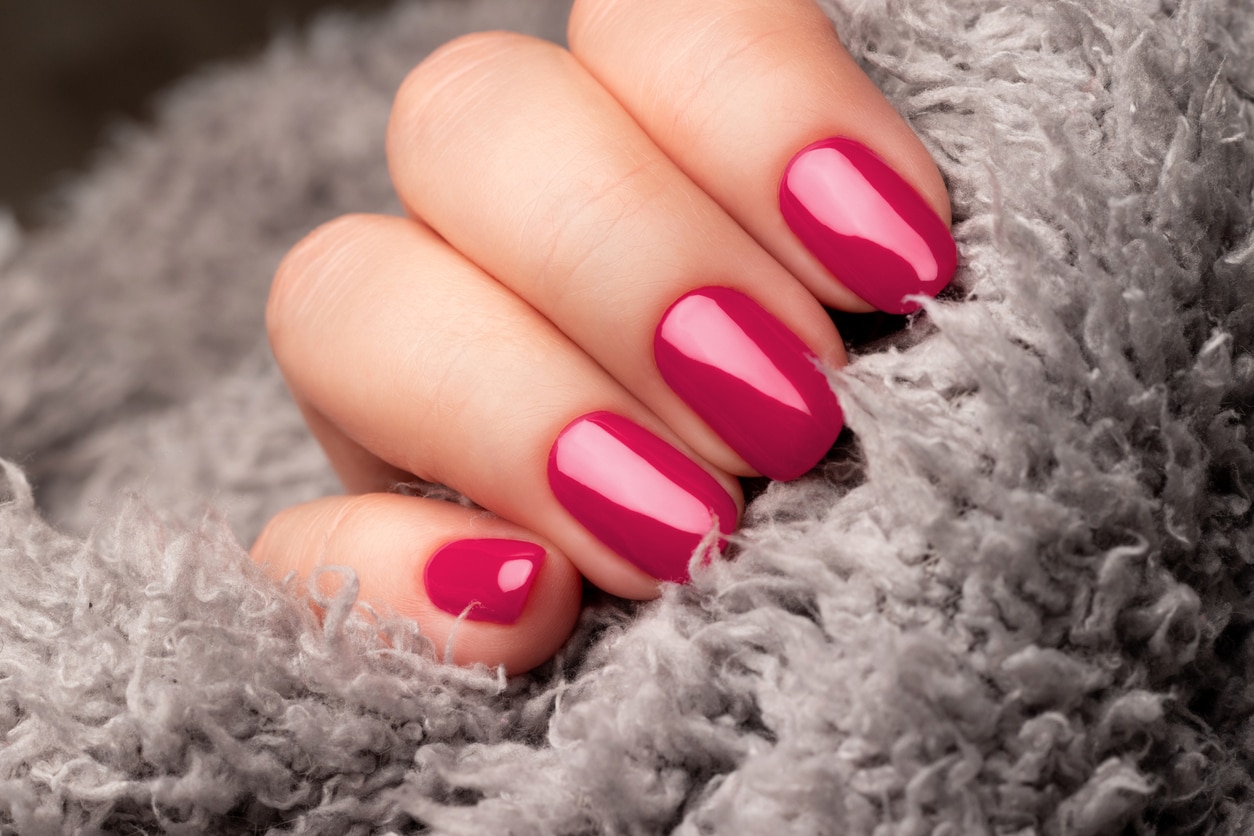 Pantone Color of the Year 2023: Viva Magenta, Pantone color nail, nail art design ideas for spring & Valentine’s Day