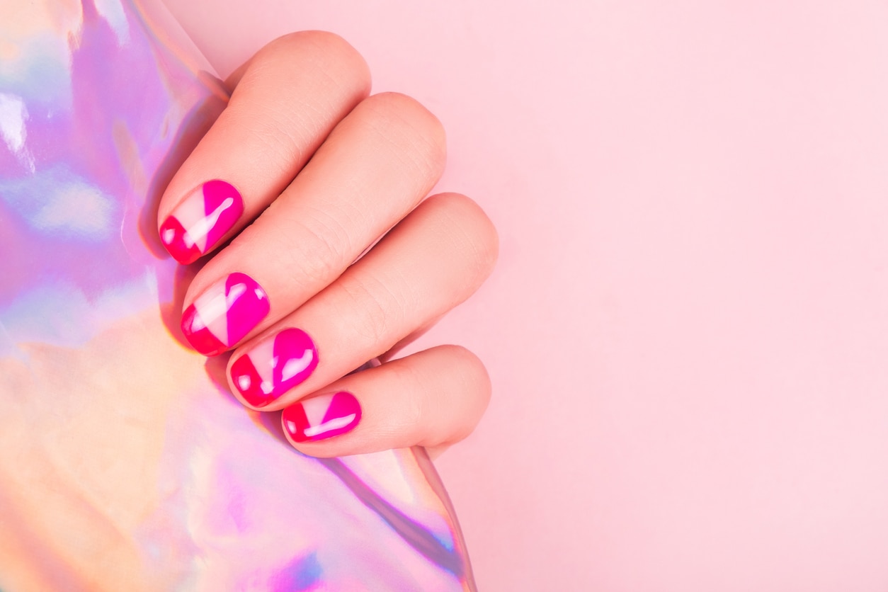 Pantone Color of the Year 2023: Viva Magenta, Pantone color nail, nail art design ideas for spring & Valentine’s Day