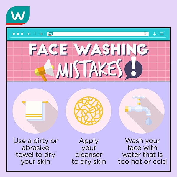 face washing mistakes 