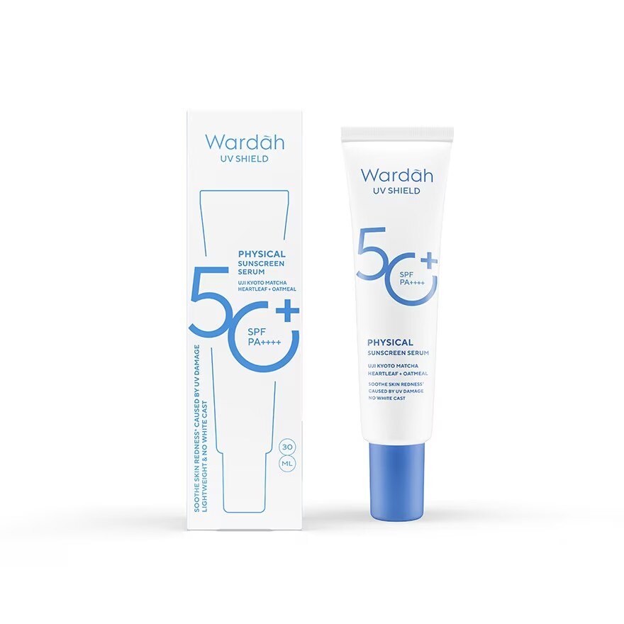 WARDAH UV Shield Physical Sunscreen Serum SPF 50+ PA+++