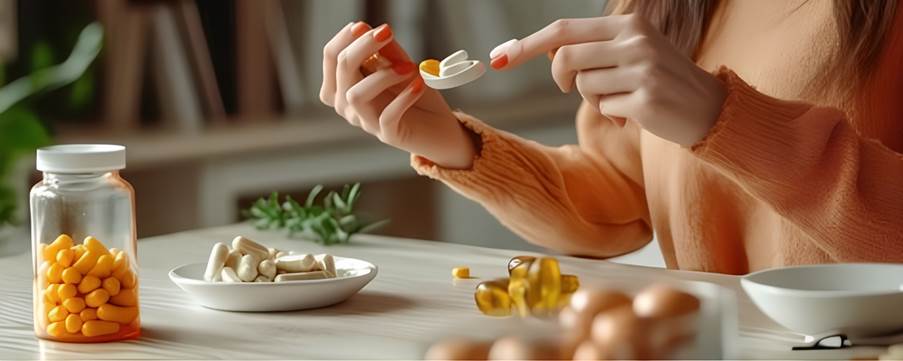 A person holding a pill
AI-generated content may be incorrect.