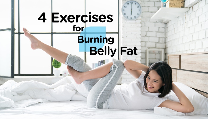 4 Exercises for burning belly fat