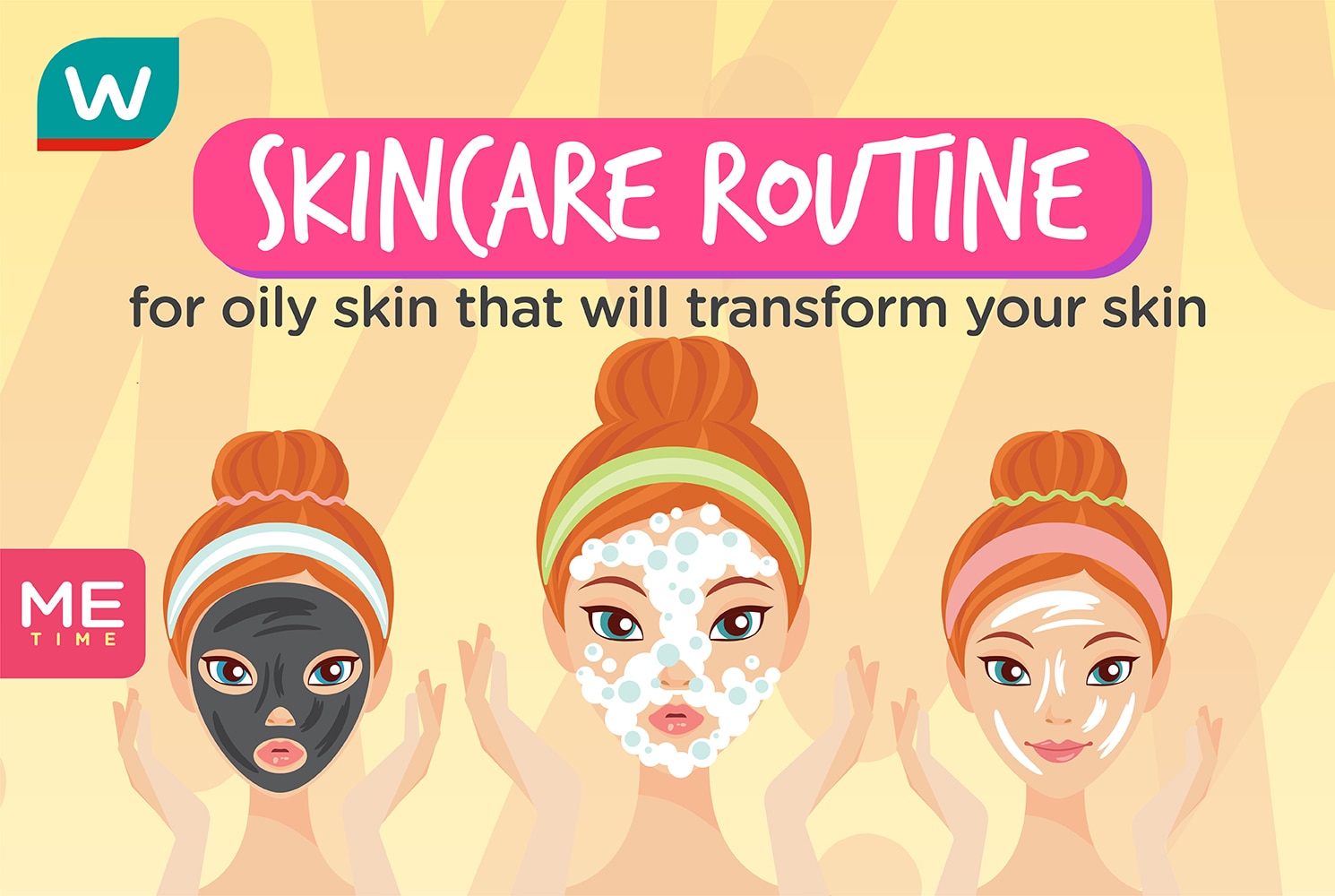 Skincare routine for oily skin