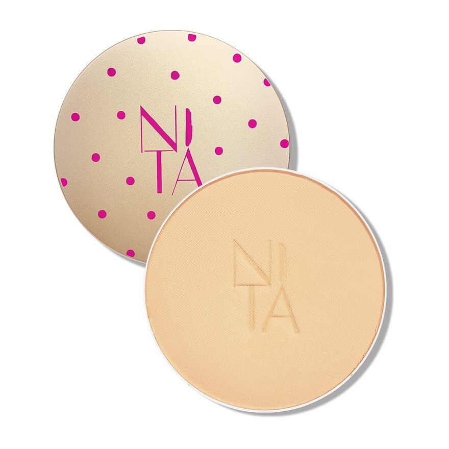 NITA COSMETICS Powder Drum Kit Foundation,  best foundations for oily skin