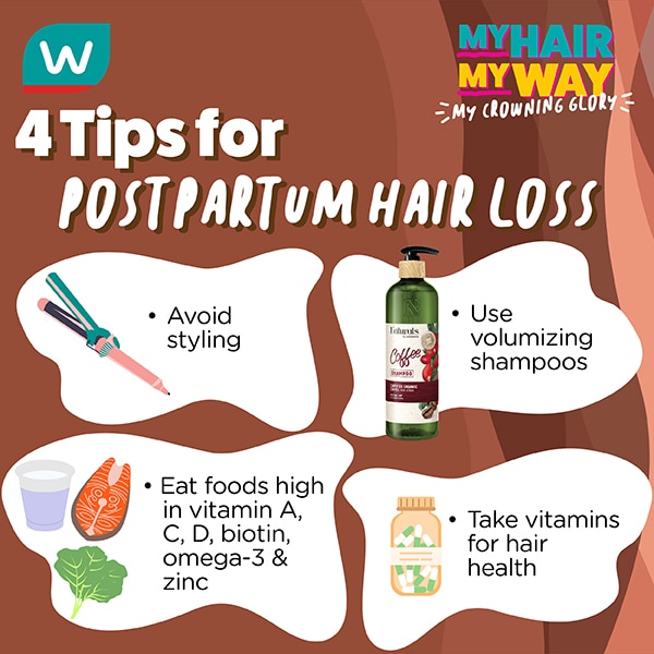 phow to revent postpartum hair loss