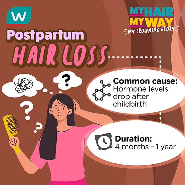 phow to revent postpartum hair loss