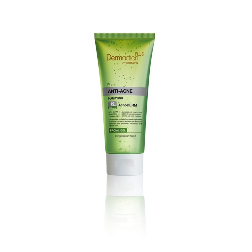 Dermaction Plus By Watsons Dermaction By Watsons Anti Acne Facial Gel 100ml Watsons Malaysia