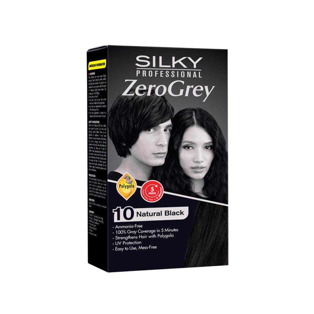 SILKY, Hair Colouring Zerogrey Natural Black 1's | Watsons Malaysia SILKY, Hair Colouring Zerogrey Natural Black 1's | Watsons Malaysia