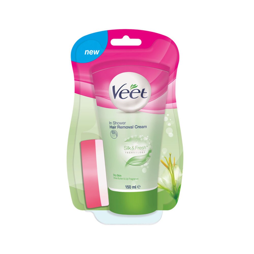 VEET, In Shower Hair Remover Cream Dry Skin 150ml | Watsons Malaysia VEET, In Shower Hair Remover Cream Dry Skin 150ml | Watsons Malaysia