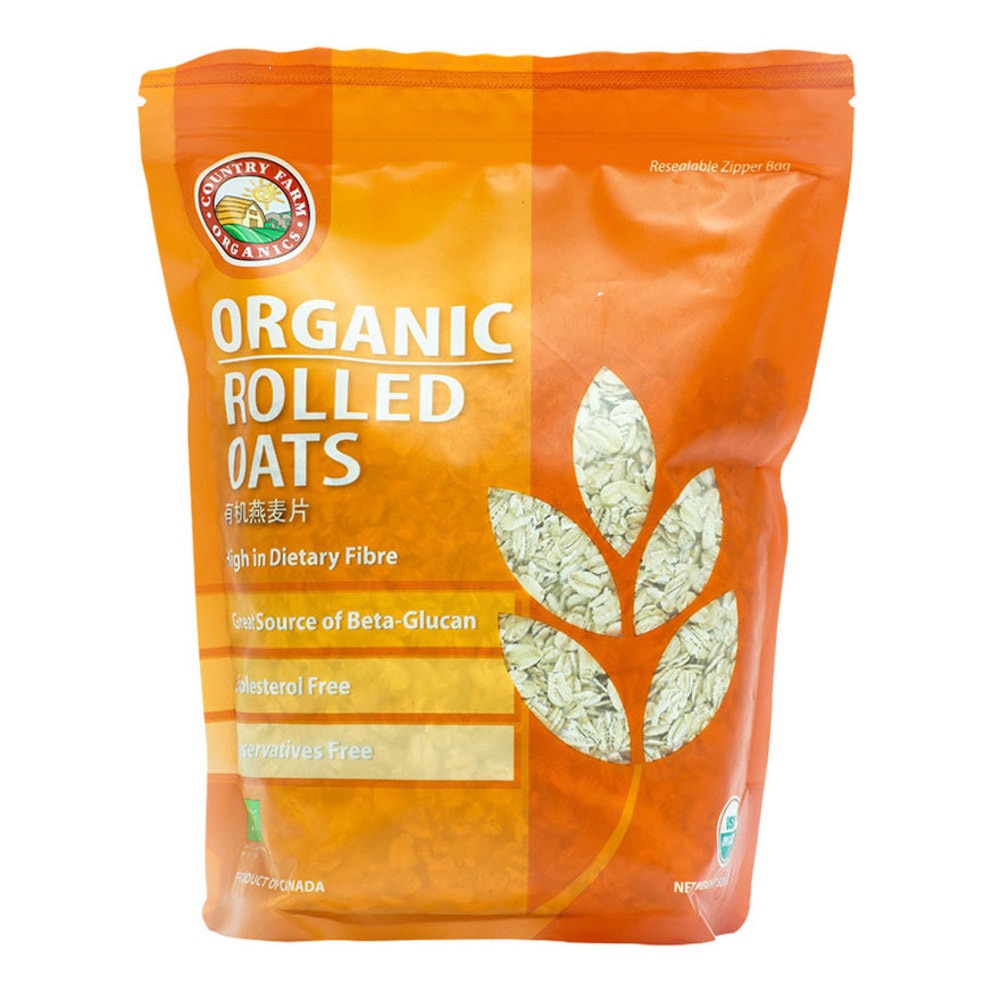 Country Farm Organic Rolled Oats 500g Watsons Malaysia