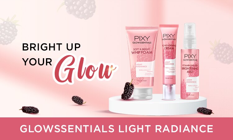 PIXY Glowssentials Light Radiance Range Banner.png