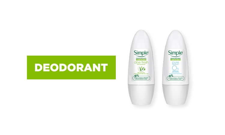 Range Banner 8 Simple Deodorant Range image