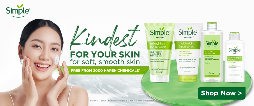 Slide Show Banner 2 Simple Kind to Skin Range image