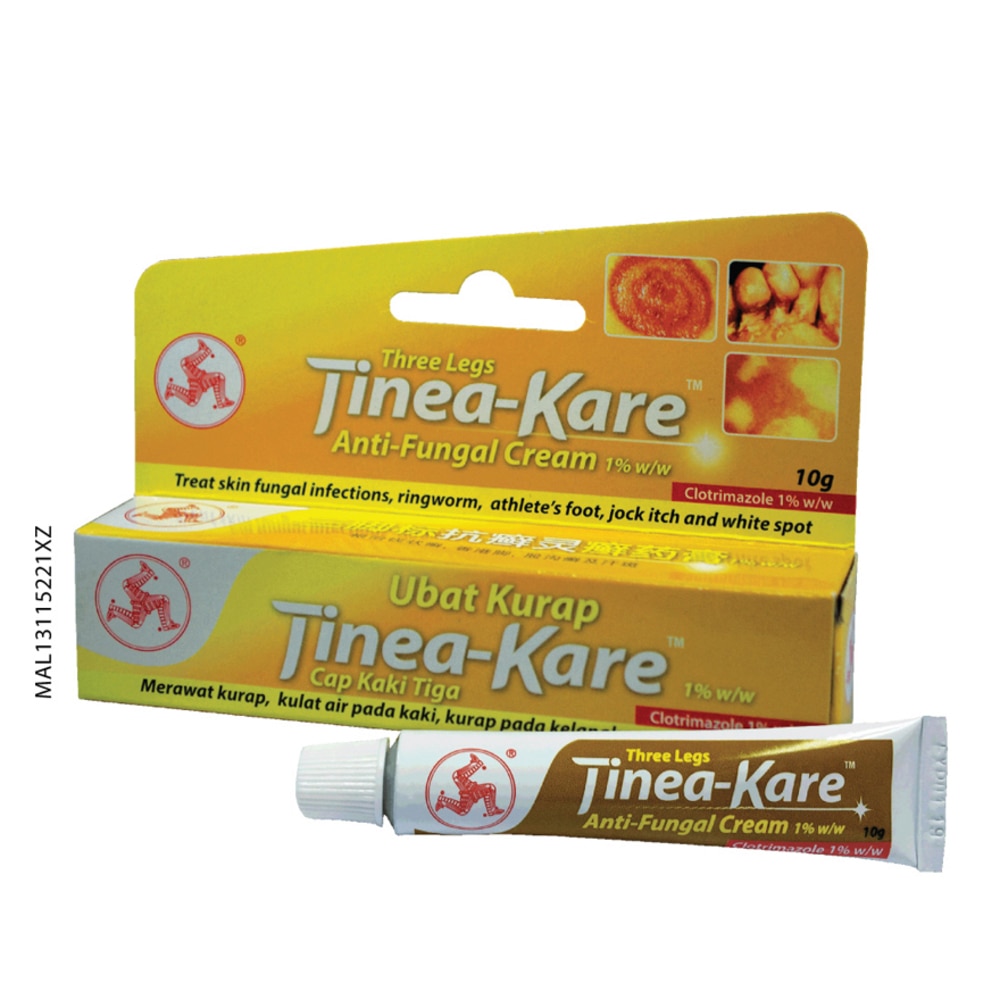 3LEGS, Tinea-Kare Anti-Fungal Cream 10g | Watsons Malaysia