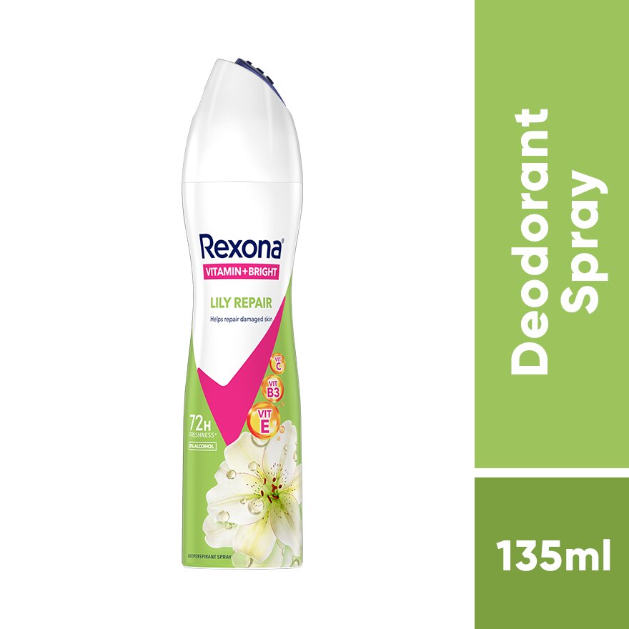 REXONA DEODORANT SPRAY FRESH ROSE (135ML)