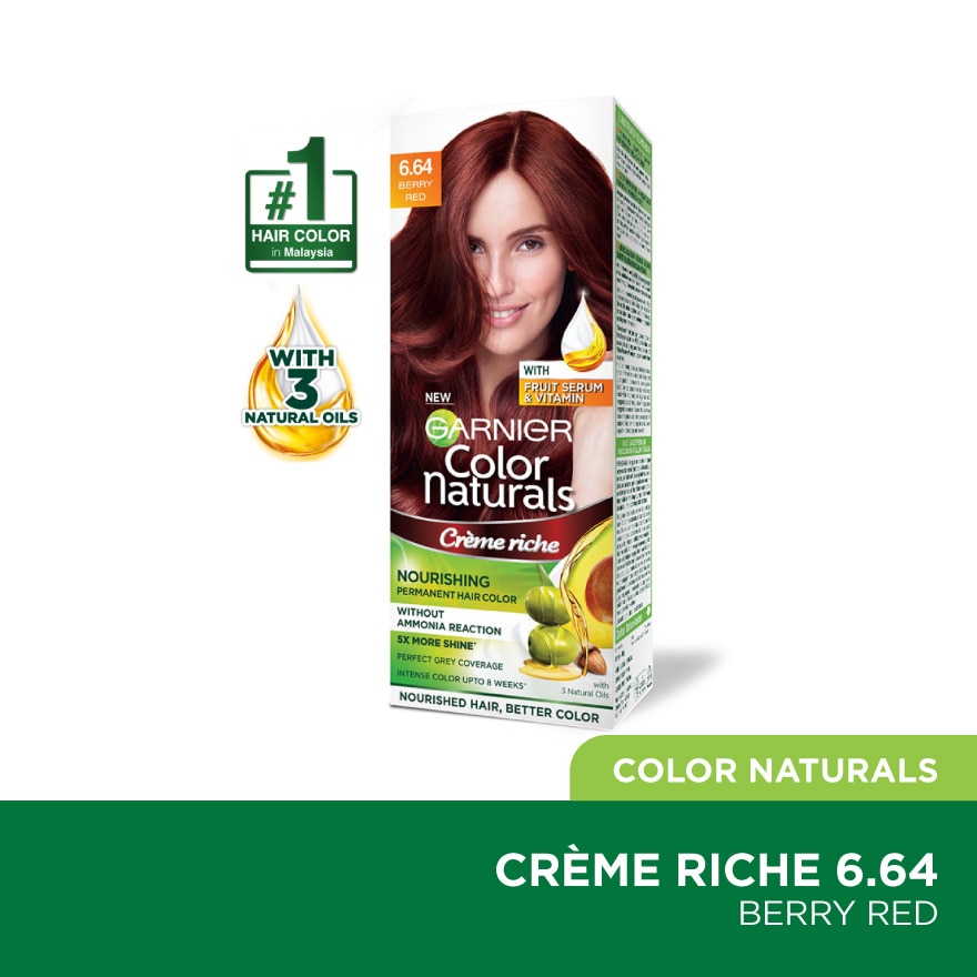 GARNIER HAIR COLOR, Ultra Color Plum Red 1S | Watsons Malaysia GARNIER HAIR COLOR, Ultra Color Plum Red 1S | Watsons Malaysia