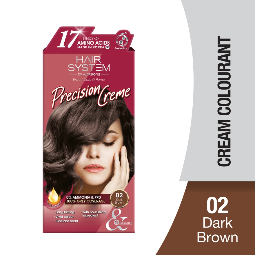 HAIR SYSTEM BY WATSONS, Hair Cream Colourant 05 Light Brown (Ash) 1s | Watsons Malaysia HAIR SYSTEM BY WATSONS, Hair Cream Colourant 05 Light Brown (Ash) 1s | Watsons Malaysia