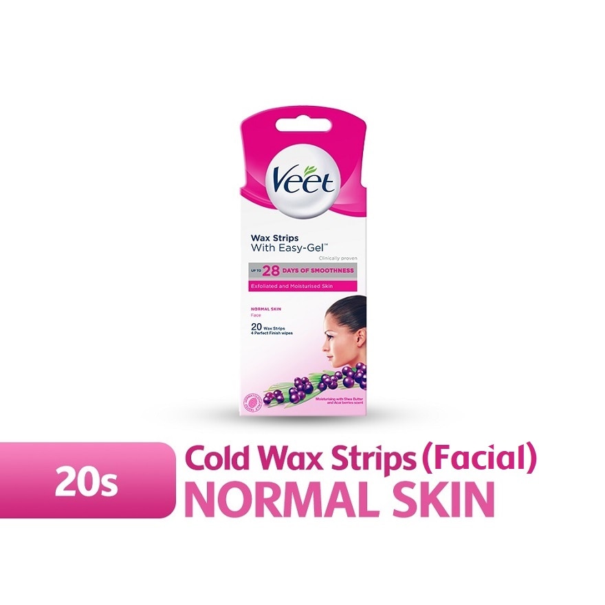 VEET, Sensitive Skin Face Wax Strip 20's | Watsons Malaysia VEET, Sensitive Skin Face Wax Strip 20's | Watsons Malaysia