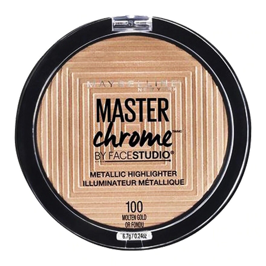 MAYBELLINE, Master Chrome Metallic 100 Molten Gold | Watsons Malaysia