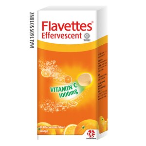 Flavettes Effervescent Vitamin C 1000mg Orange 30 S Watsons Malaysia