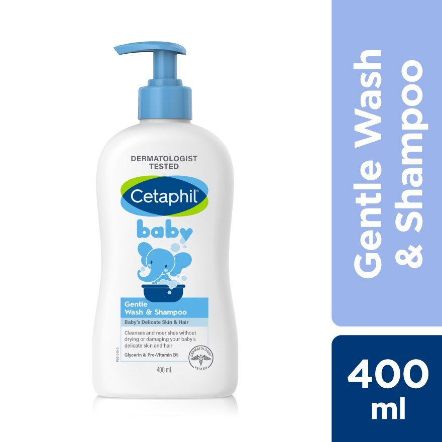 CETAPHIL, Baby Wash & Shampoo For Hair & Body 400ML | Watsons Malaysia CETAPHIL, Baby Wash & Shampoo For Hair & Body 400ML | Watsons Malaysia