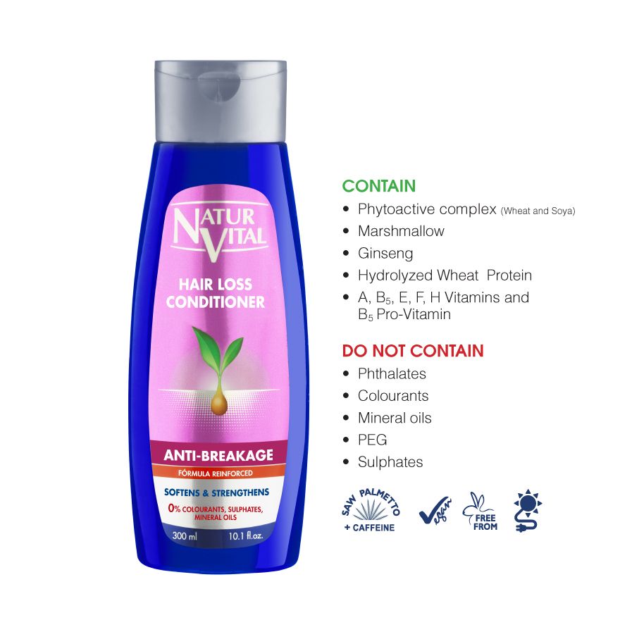 NATURVITAL, Hair Loss Conditioner - Damaged Hair 300ML | Watsons Malaysia NATURVITAL, Hair Loss Conditioner - Damaged Hair 300ML | Watsons Malaysia