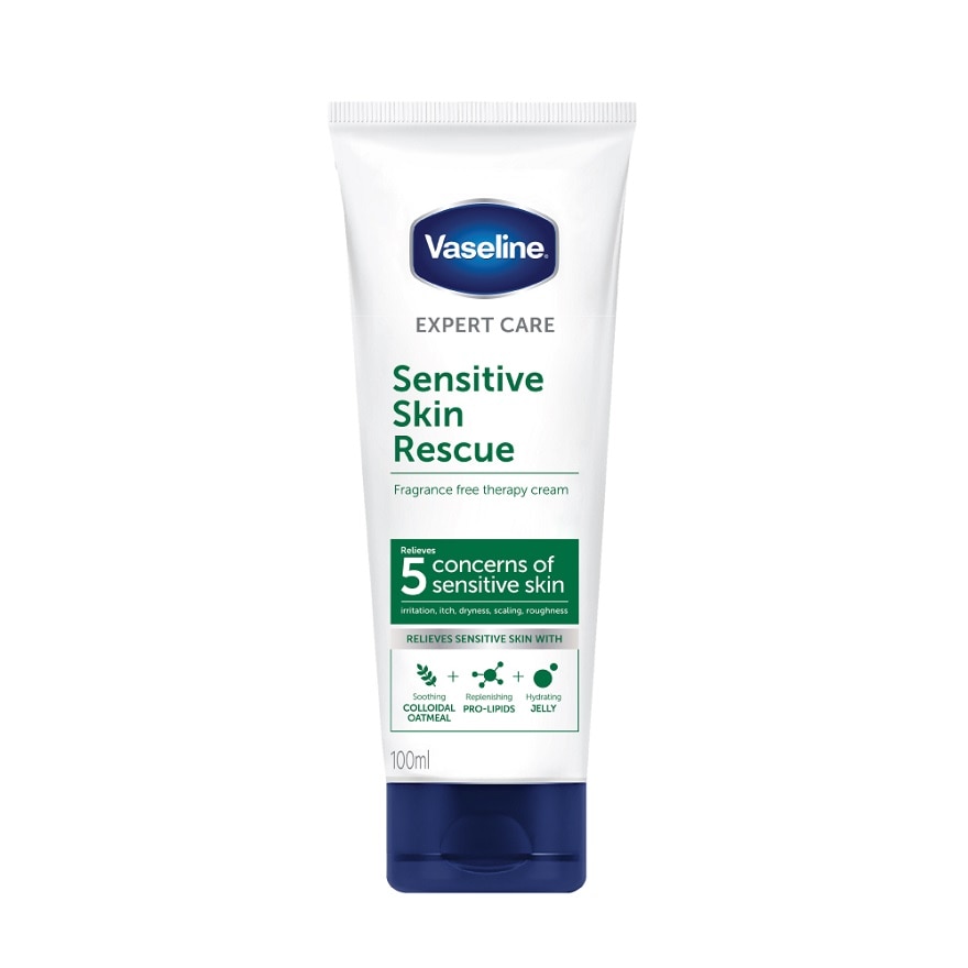 VASELINE, Expert Care Sensitive Skin Rescue 100ml | Watsons Malaysia