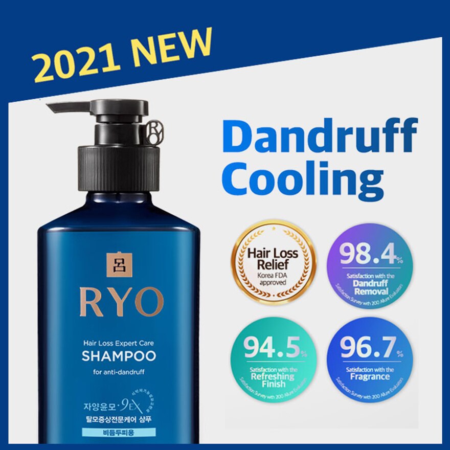 RYO, Hair Loss Expert Care Shampoo 400ml(Anti Dandruff) | Watsons Malaysia RYO, Hair Loss Expert Care Shampoo 400ml(Anti Dandruff) | Watsons Malaysia