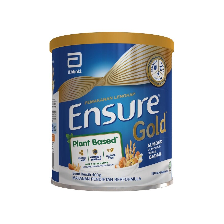 ENSURE, Gold PlantBased Almond 400g Watsons Malaysia ENSURE, Gold PlantBased Almond 400g Watsons Malaysia