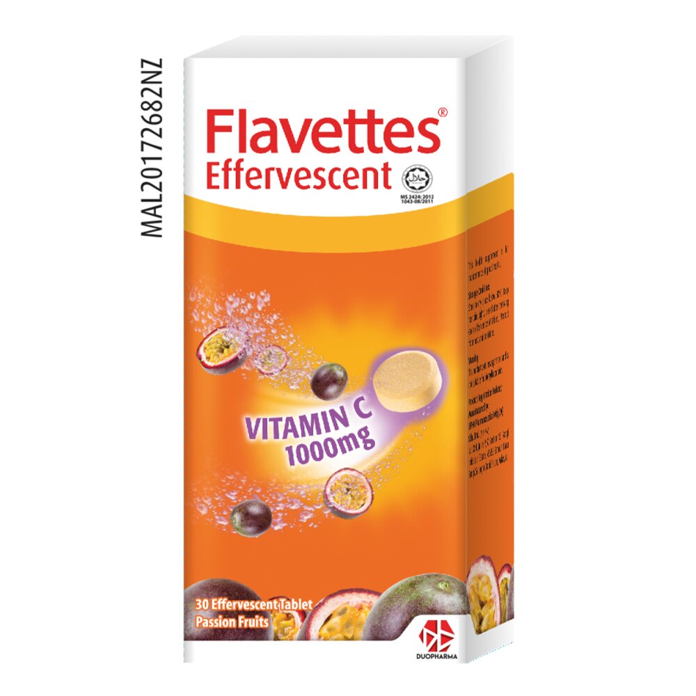 Flavettes Effervescent Vitamin C 1000mg Passion Fruits 30 S Watsons Malaysia Flavettes Effervescent Vitamin C 1000mg Passion Fruits 30 S Watsons Malaysia